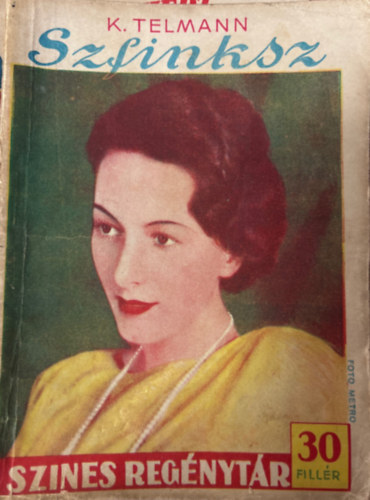 K. Telmann - Szfinksz (Szines reg�nyt�r 289. sz�m)