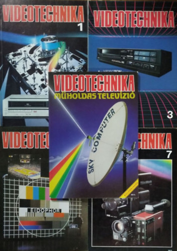 Videotechnika 1., 3., 6., 7. + M�holdas telev�zi� (K�l�nkiad�s) (5 lapsz�m)