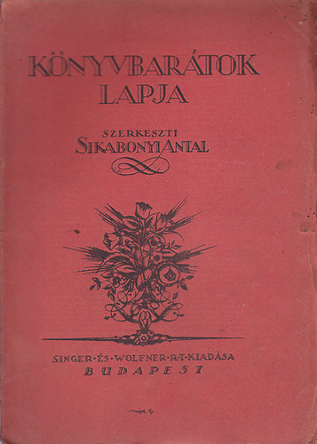 Sikabonyi Antal - Knyvbartok lapja 1928. I. vf. 3. szm
