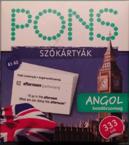 PONS Szkrtyk angol nyelvbl - 333 sz Angol kezd csomag