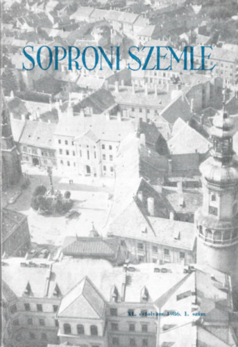Mollay K�roly  (szerk.) - Soproni Szemle 1986. 1. sz�m
