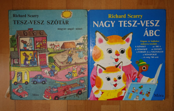 Richard Scarry - 2 nagy alak� Tesz-vesz V�ros: Tesz-vesz sz�t�r, Nagy Tesz-vesz �BC