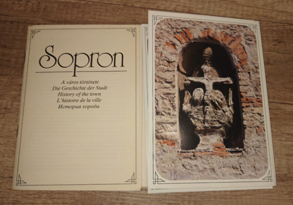 Sopron - A v�ros t�rt�nete (4 nyelv� kiadv�ny k�peslapokkal)