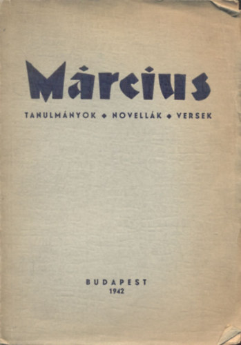 Bernyi, des, Fldek, Hrs, Kassk ... Benjmin - Mrcius - Tanulmnyok, novellk, versek