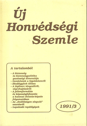 �j Honv�ds�gi Szemle 1991/3