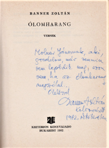 Banner Zolt�n - �lomharang (Dedik�lt)