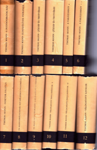 Thomas Mann - Thomas Mann mvei I-XII. (1-12.)