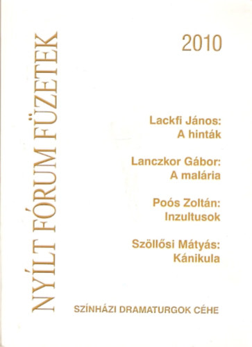 Ny�lt F�rum F�zetek 2010