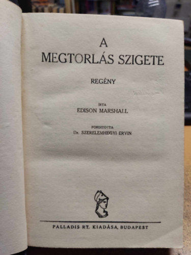 Edison Marshall - A megtorl�s szigete