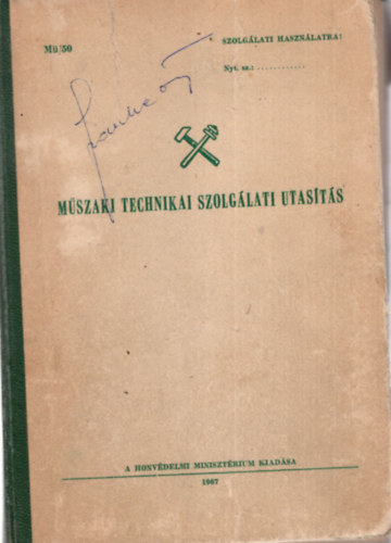 Műszaki technikai szolgálati utasítás