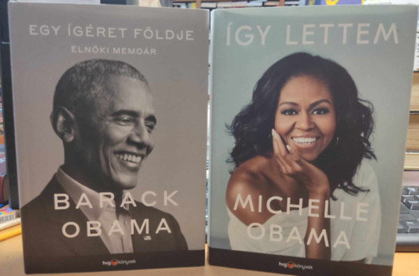 Michelle Obama Barack Obama - Egy ígéret földje (Elnöki memoár) + Így lettem (2 kötet)