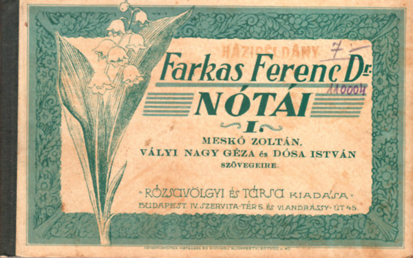 Farkas Ferenc dr. nti I.
