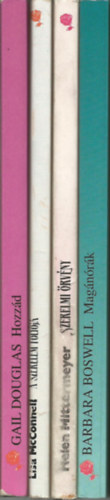 Gail Douglas-Lisa McConnell-Helen Mittermeyer-Barbara Boswell - 4 db romantikus reg�ny, Hozz�d, A szerelem foly�ja, Szerelmi �rv�ny, Mag�n�r�k (V�r�s R�zsa)