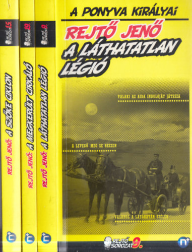 Rejt� Jen� - 3 db Rejt� sorozat: A sz�ke ciklon + A megker�lt cirk�l� + A l�thatatlan l�gi�