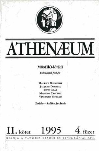 Athenaeum II. ktet 4. fzet 1995