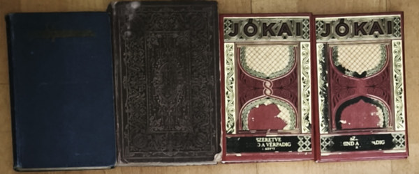 Jókai Mór - 3db Jókai Mór mű (3 mű 4 kötetben) - Az elátkozott család, Szeretve mind a vérpadig I-II., És mégis mozog a Föld 1.