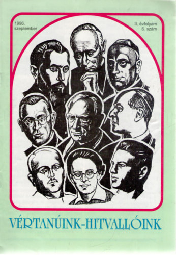P. Sz�ke J�nos SDB   ( szerk. ) - V�rtan�ink-Hitvall�ink -- Szentt� avat�sok h�rad�ja, II. �vfolyam 3. sz�m (1996. szeptember)