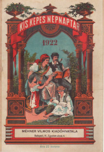 Mhner Vilmos Kiadsa - Kis kpes npnaptr 1922