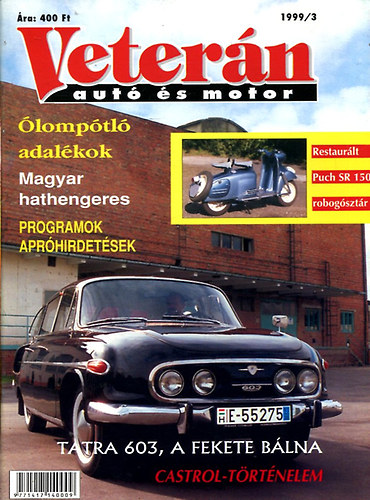Ocskay Zolt�n  (szerk.) - Veter�n aut� �s motor 1999/3