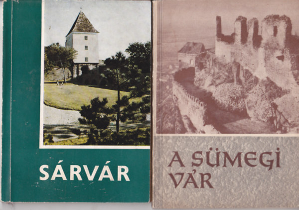 2 db útikalauz: Naszádos István:Sárvár + Koppány - Kozá - Zákonyi:A sümegi vár