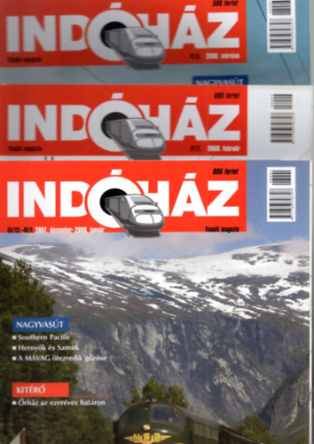 Bakács Ferenc Abonyi György - 10 db Indóház 2007 december - 2008 október