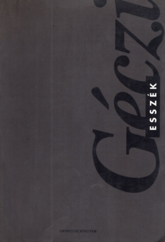 Géczi János - Esszék (Géczi)