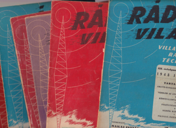 7 db R�di� vil�g: 1948/1., 3-8. sz�mok