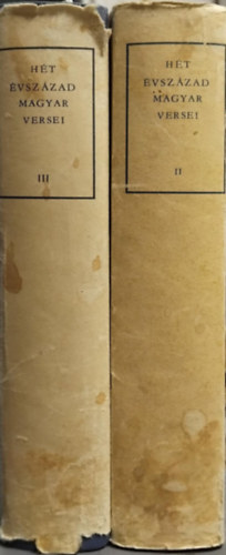 H�t �vsz�zad magyar versei II-III.