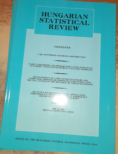 Hungarian Statistical Review 2020 (angol nyelven)