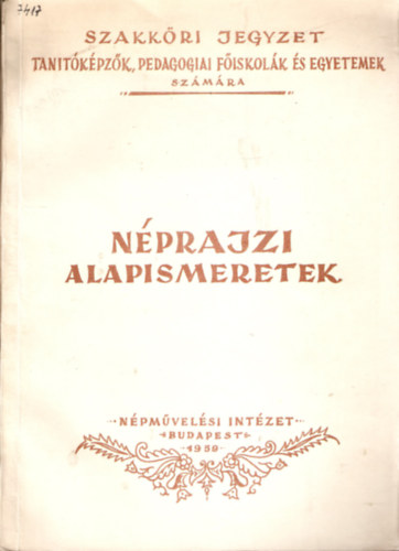 Katona Imre Dmtr Sndor - Nprajzi alapismeretek