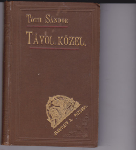 Tóth Sándor - Távol, közel. Ujabb elbeszélések.
