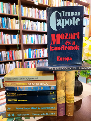 William Golding, Truman Capote, Ernest Hemingway, William Wharton, Irwin Shaw, A. J. Cronin, James Jones Alexandre Dumas - Világirodalom könyvcsomag 8 darabos KÖNYVMENTŐ AJÁNLAT: Emma Lyonna I-II., Beavatás, Mozart és a kaméleonok, Búcsú a fegyverektől, Madárka, Óhatatlan veszteségek, Ezt látják a csillagok I-II., Most és mindörökké I-II.