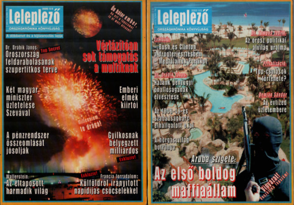 Tőke Péter - leleplező 2000/1, 2, 3, 4. számok.