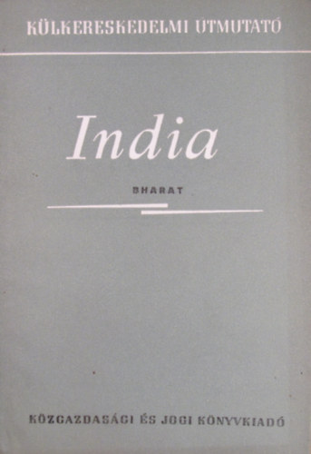 Szerz�i munkak�z�ss�g - India - Bharat (K�lkereskedelmi �tmutat�)