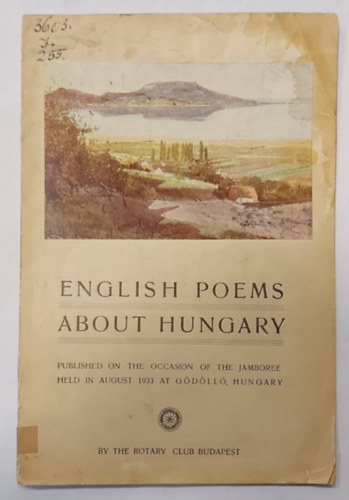 Dr. A. Bodor - English Poems About Hungary