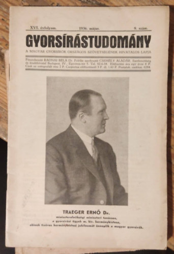 Gyorsrstudomny XVI. vfolyam 1936. mjus 9. szm