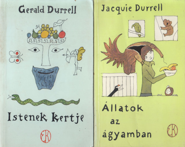 Jacquie Durrell Gerald Durrell - Istenek kertje + llatok az gyamban (kt m)