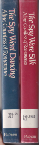 2 db angol  nyelv� romantikus reg�ny: The Spy Wore Silk + The Spy Went Dancing