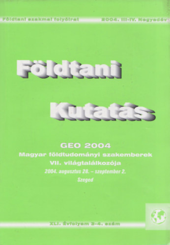 Fldtani kutats 2004/1-4. (Teljes vfolyam, lapszmonknt)