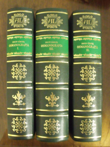 Decsy Sámuel - Osmanografia I-III. (reprint)- számozott