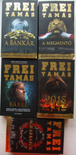 Frei Tams - 5 db Frei Tams ktet (A bankr, Bbel, 2015, A megment, Agrrbrk)