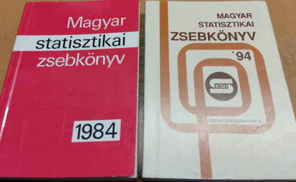 Mike Gyula dr.  (szerk.) - 2 db Magyar statisztikai zsebknyv