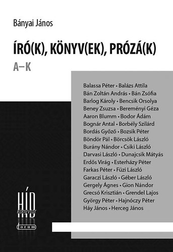 Bnyai Jnos - r(k), knyv(ek), prz(k) A-K