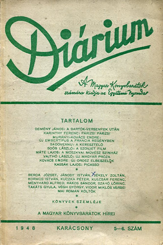 Di�rium 1948 Kar�csony 5-6. sz�m
