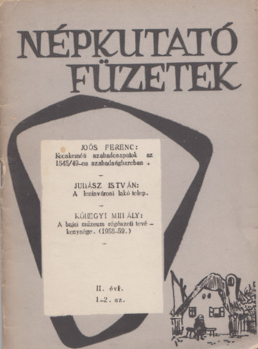 Ballabs Bla  (szerk.), Dr. Henkey Gyula (szerk.) Tth Lszl (szerk.) - Npkutat fzetek II. vf. 1-2. sz.