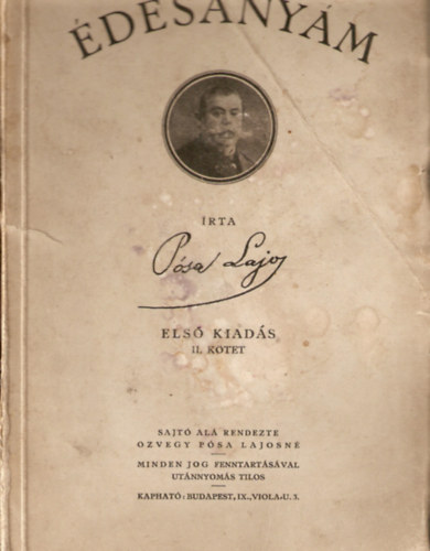 Psa Lajos - desanym - Els kiads II. ktet