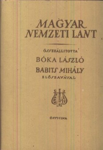 Bóka László (szerk.) - Magyar nemzeti lant (minikönyv)