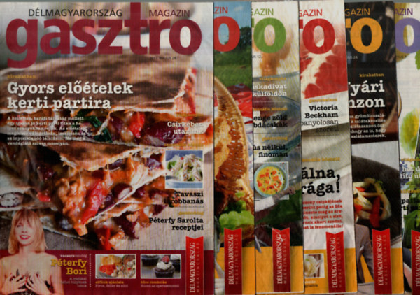 Lvay Gizella - Dlmagyarorszg Gasztro magazin 2012. vfolyam. -(18 db)