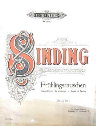 Christian Sinding - Frühlingsrauschen op. 32 Nr. 3