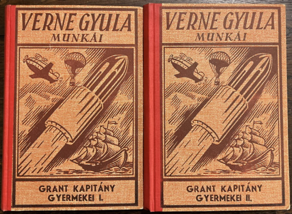 Verne Gyula - Grant kapitny gyermekei I-II.